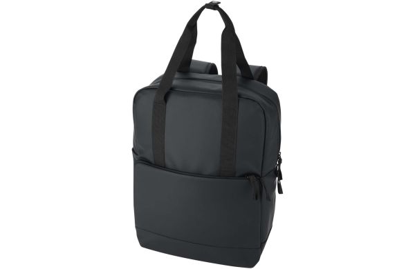 Resi Plus GRS recycelte Rucksackkühltasche 18L, schwarz