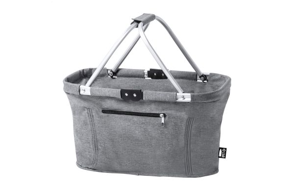 Scampa RPET Picknick-Korb, grau