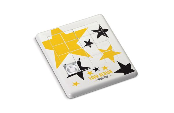 Schiebepuzzel, weiss