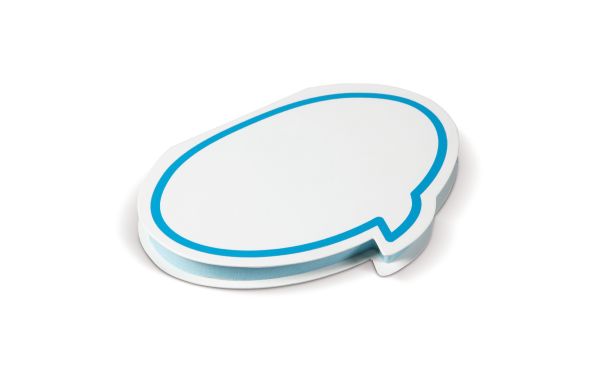 Selbstklebende Memoblätter Sprechblase