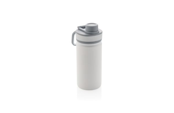 sport vakuum-flasche aus stainless steel 550ml weiss