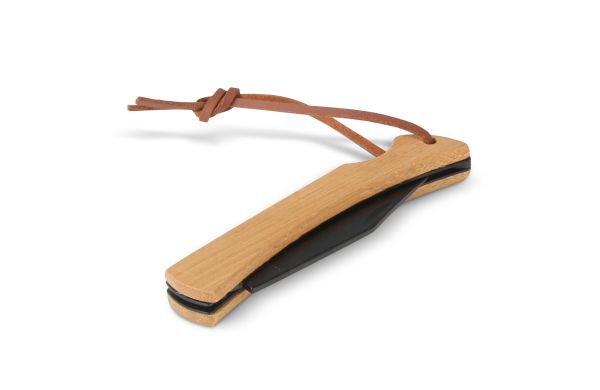 Taschenmesser aus Bambus, schwarz
