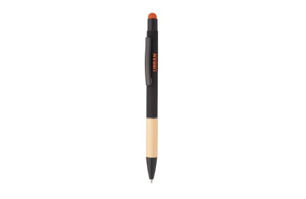 Touchpen mit Kugelschreiber Boorly, orange