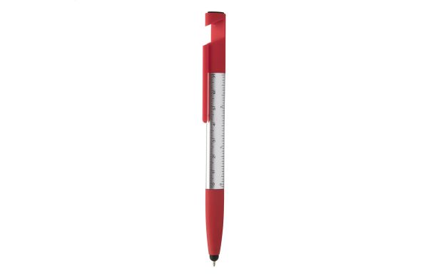 Touchpen mit Kugelschreiber Handy, rot