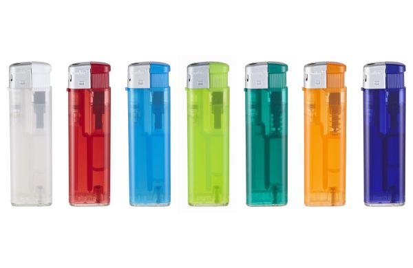 unilite® U-59 Elektronik-Feuerzeug, transparent