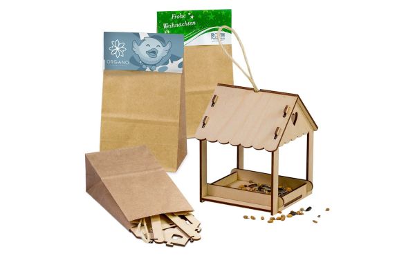 Vogelhäuschen, Lasergravur