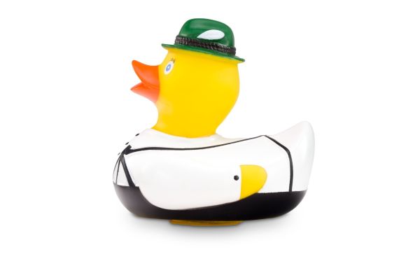 Werbeente Ludwig Lederhose