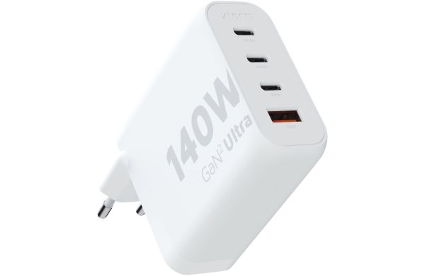 Xtorm XEC140 GaN² Ultra 140 W Wandladegerät, weiss
