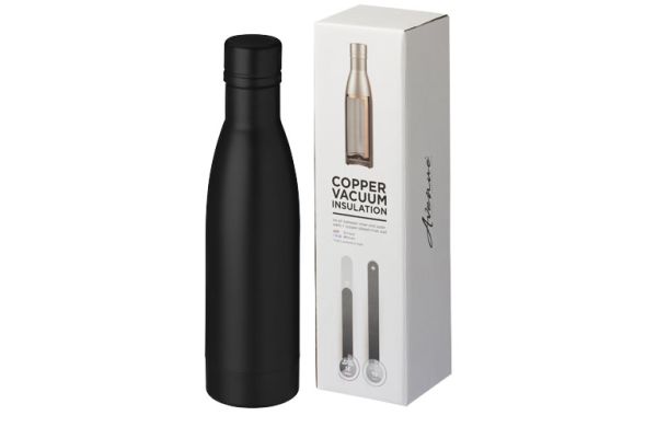 Vasa 500 ml Kupfer-Vakuum Isolierflasche - schwarz 
