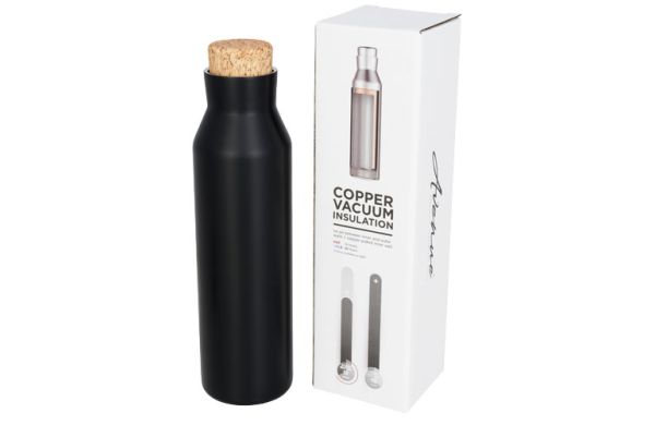 Norse 590 ml Kupfer-Vakuum Isolierflasche - schwarz 