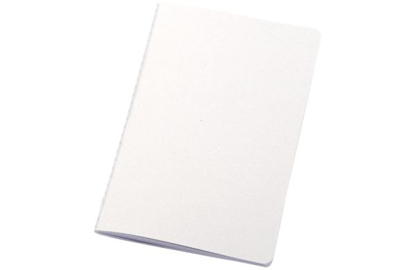 Fabia Notizbuch mit Cover aus Crush Papier - weiss 