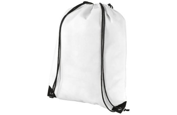 Evergreen Premium Non Woven Sportbeutel 5L - weiss 