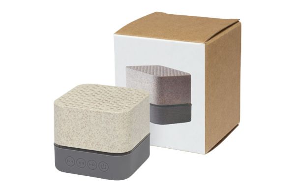 Aira Bluetooth®-Lautsprecher aus Weizenstroh - beige 