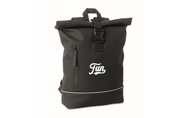 LAPTOSA 15" Rolltop-Laptop-Rucksack, schwarz