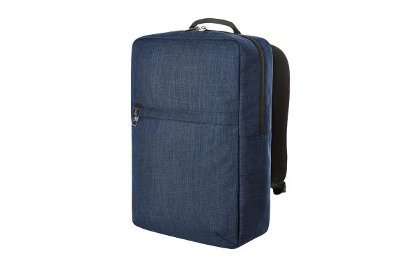 HALFAR/Notebook-Rucksack EUROPE blau meliert