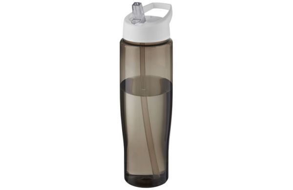 H2O Active® Eco Tempo 700 ml Sportflasche mit Ausgussdeckel - weiss, kohle 