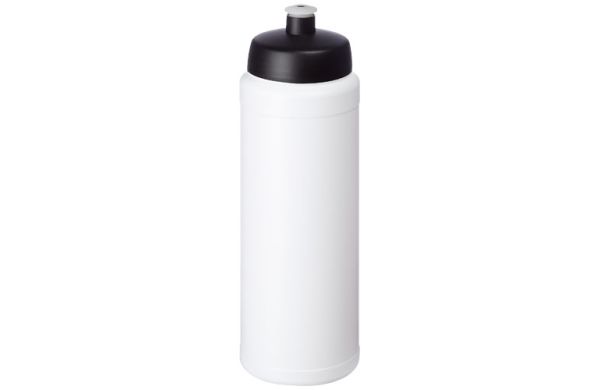 Baseline® Plus 750 ml Flasche mit Sportdeckel - weiss, schwarz 