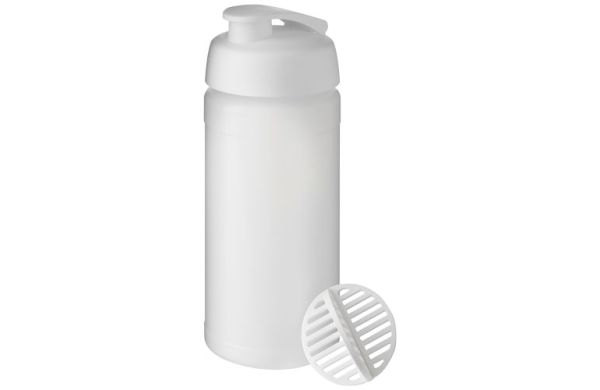 Baseline Plus 500 ml Shakerflasche - weiss, klar mattiert 