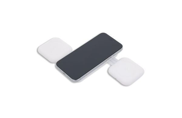3188  Xoopar Trafold 3 Wireless charger 15W, weiss