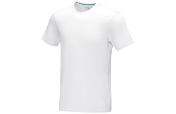 Azurite T-Shirt aus GOTS-zertifizierter Bio-Baumwolle für Herren - weiss XS