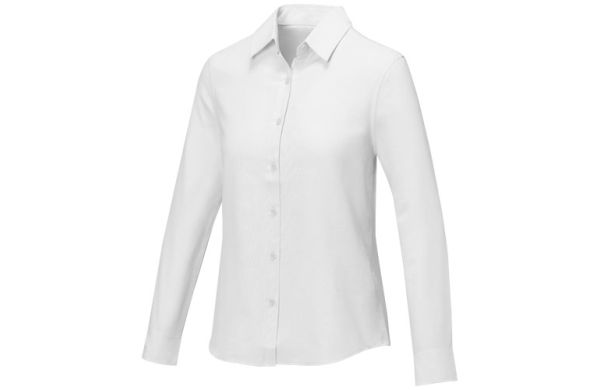 Pollux Damenbluse mit langen Ärmeln - weiss XS