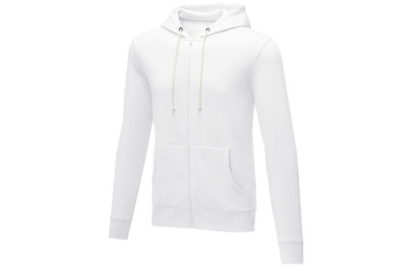Theron Herren Kapuzenpullover mit Reißverschluss - weiss XS