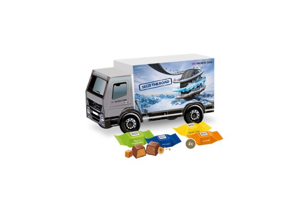 3D Praesent Lkw Mit Fairtrade Schokolade