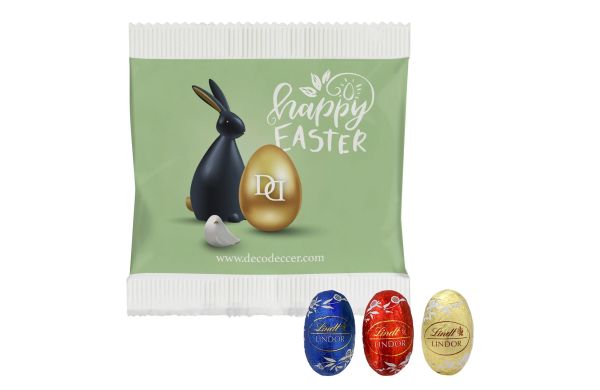 3er Lindor Mini Eier im Papiertütchen