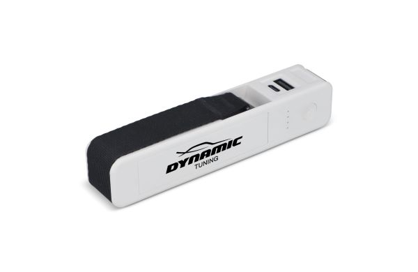 5-in-1 Powerbank - Kofferwaage - Taschenlampe - Lineal - Temperaturmesser, weiss