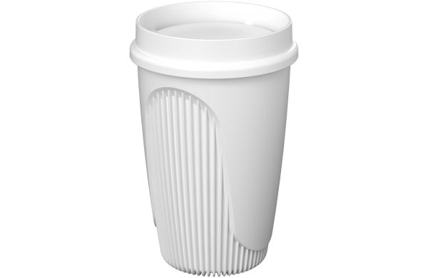 Alto POP 350 ml Becher mit 360°-Deckel, weiss