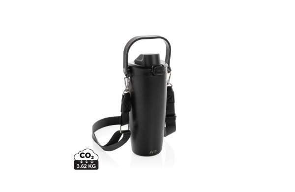 Avira Ayala Crossbody Duosip Becher aus RCS rec. Stahl, schwarz