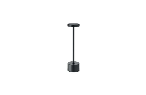 BISTRO USB-Tischlampe aus Aluminium, schwarz