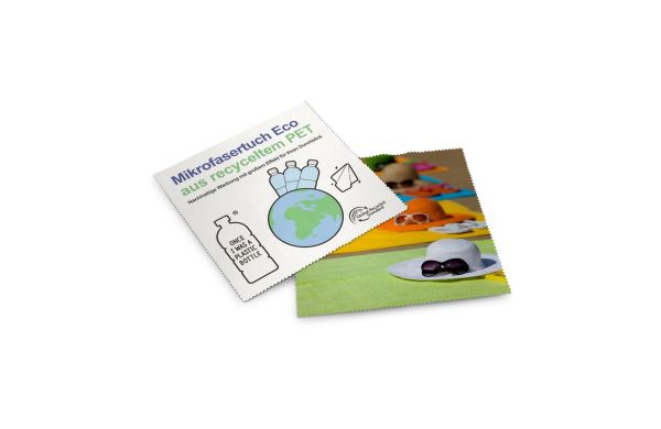 Brillenputztuch Eco - rPET Mikrofasertuch 15 x 18 cm 