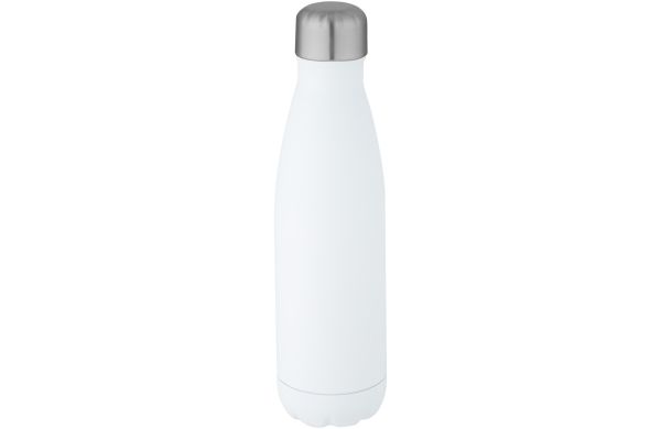 Cove 500 ml RCS-zertifizierte vakuumisolierte Edelstahlflasche, weiss