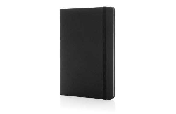 Craftstone A5 Notizbuch aus recycelt. Kraft- und Steinpapier, schwarz