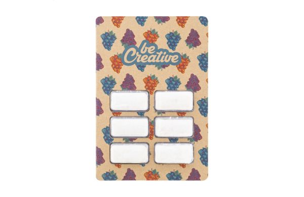 CreaChew Deluxe Eco Kaugummi in individueller Verpackung, natur