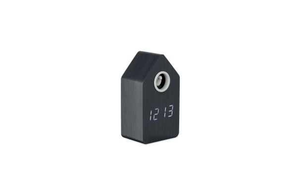 CUCKOO BIRD Kuckucksuhr mit Kuckuck MDF, schwarz