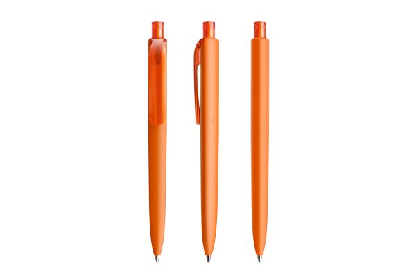 prodir DS8 Soft Touch PRR Push Kugelschreiber Orange, blaue Mine
