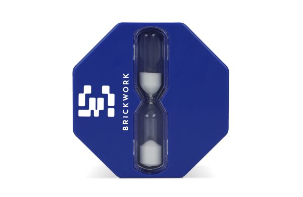 Dusch-Timer Sechseck - 5min, blau