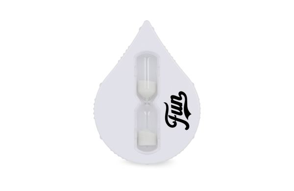 Dusch-Timer Wassertropfen - 5min, weiss