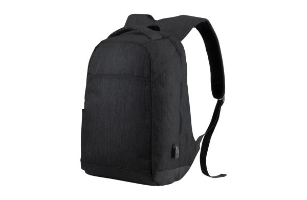 Elisha Anti-Diebstahl Rucksack, schwarz