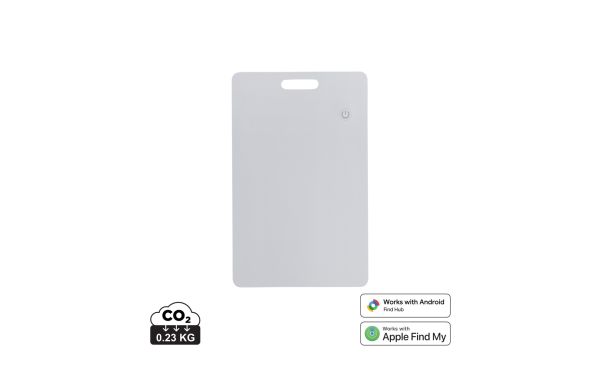 Findit Dual aufladebare RCS Ultra-Thin-Finder-Card, weiß