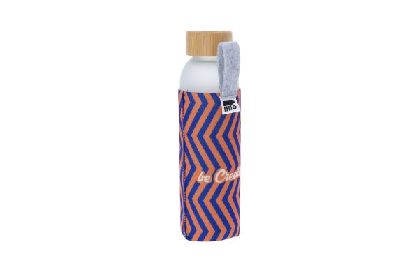 Flasche CarryFelt Glass, weiss