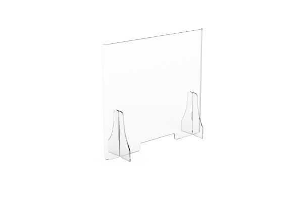 Flexibler Thekenaufsteller, transparent