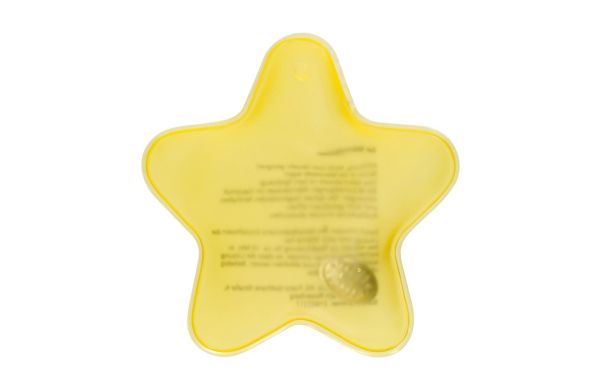 Gel-Wärmekissen "Stern", gelb