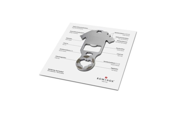 Geschenkartikel / Präsentartikel: Key Tool Football WM Edition, Multifunktionswerkzeug in Trikot-Form mit 18 Funktionen