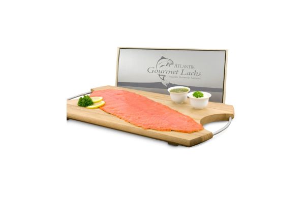 Geschenkartikel / Präsentartikel: Lachs-Geschenk: Feinschmecker