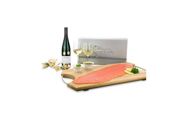 Geschenkartikel / Präsentartikel: Lachs-Geschenk: Genießer