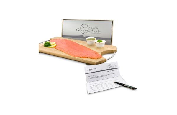 Geschenkartikel / Präsentartikel: Lachs-Gutschein: Gourmet