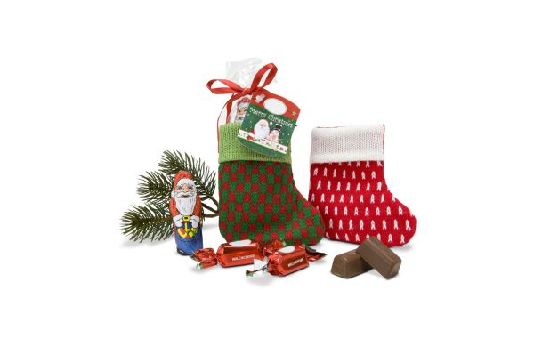 Geschenkartikel / Präsentartikel: Süßer Weihnachtsstiefel